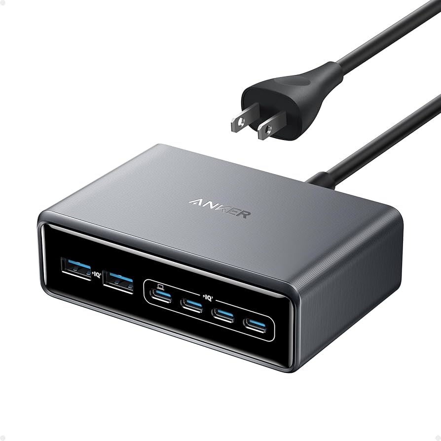 Anker Prime Charging Station, 200W 6-Port GaN Charger